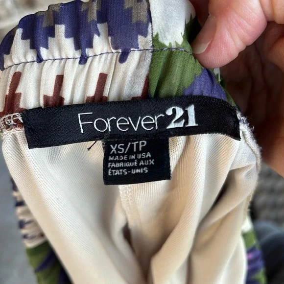 Earthy Aztec Tribal High Low Skirt - Picture 5 of 6